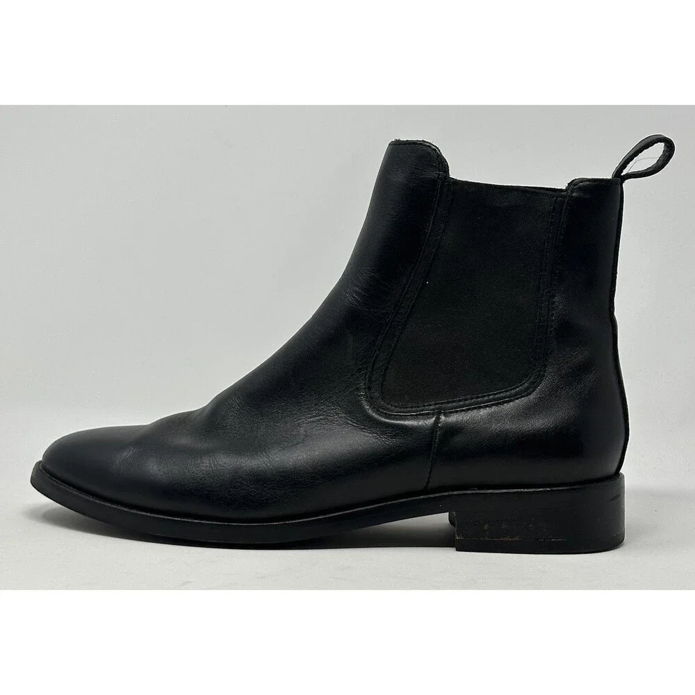 Thursday Boot Company Cavalier Chelsea Boots Mens 10 Black Leather Ankle Classic